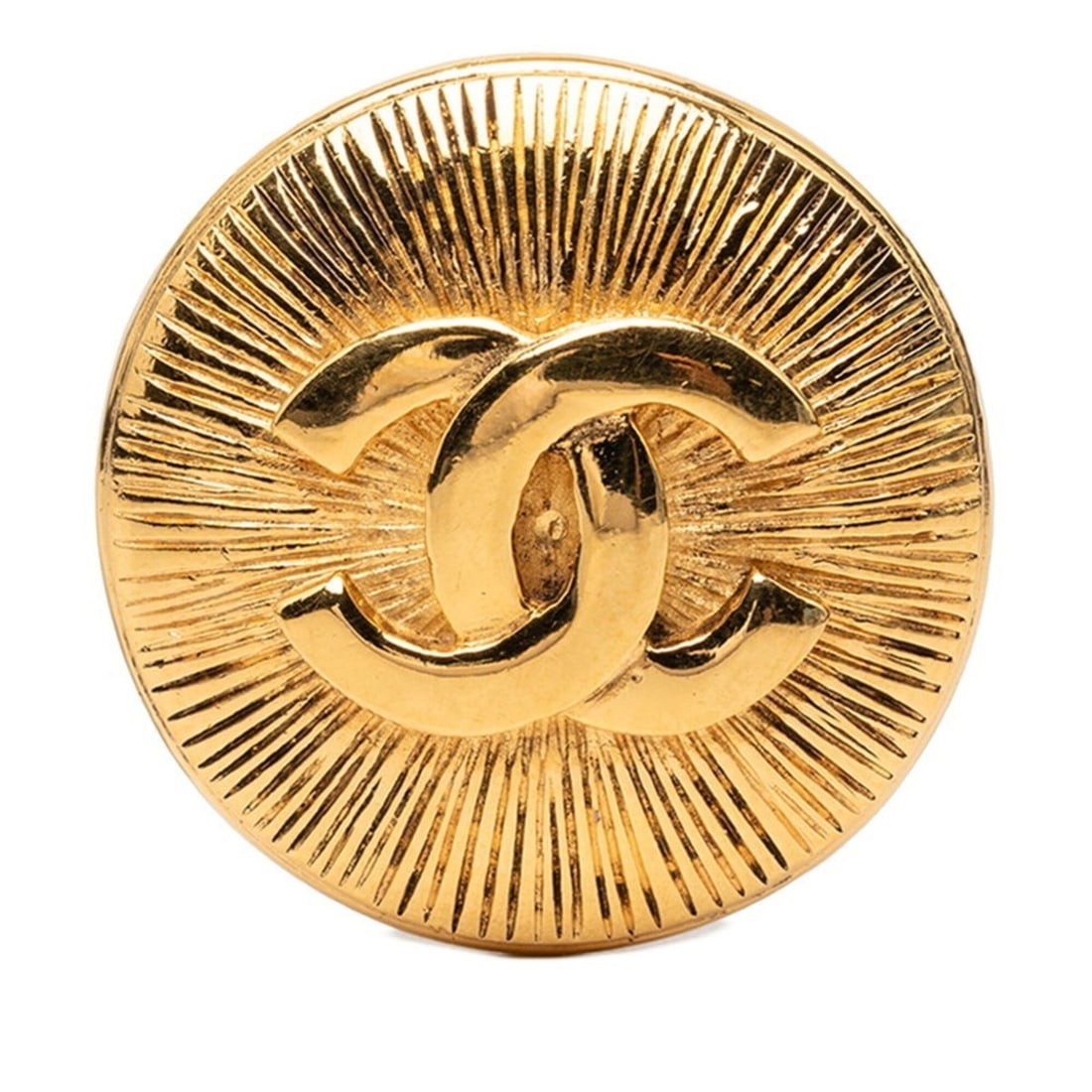 Chanel Coco Mark Brooch, Gold Plated, Women's CHANEL: --- Catalog ---Category: SizeSize (HxWxD): 3.28cm x 3.28cm / 1.29'' x 1.29''Category: DesignType: BroochColor: GoldGender: WomenCategory: GeneralBrand: Chanel--- Item List ---Section: ConditionRanking