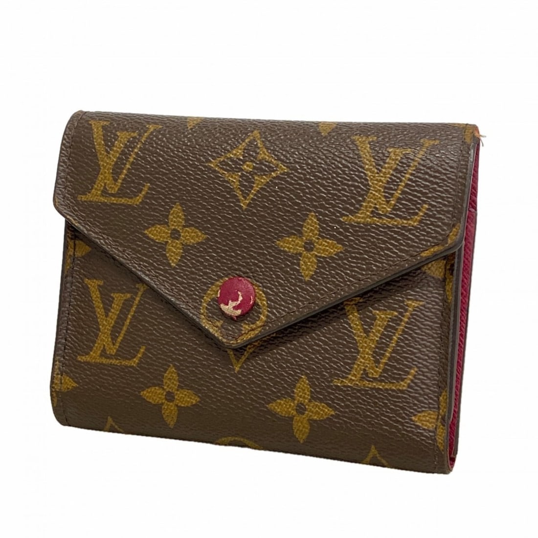 Louis Vuitton Tri-fold Wallet Monogram Portefeuille Victorine M41938 Fuchsia Women's: --- Catalog ---Category: SizeSize (HxWxD): 9.5cm x 12cm x 2cm / 3.74'' x 4.72'' x 0.78''Category: DesignType: Wallet (tri-fold)Color: FuchsiaGender: WomenCategory: GeneralMPN: M41938Brand: Louis