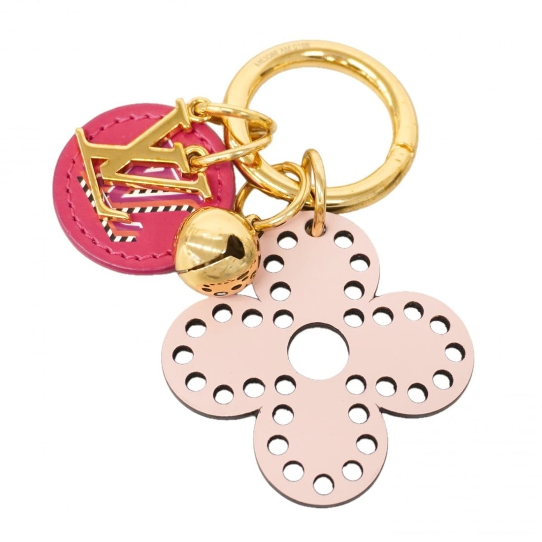 Louis Vuitton Keychain Charm Bijou Sac Fetish Flower M63088 Pink Brown Women's: --- Catalog ---Category: SizeSize (HxWxD): 9cm x 5.5cm x 5.00mm / 3.54'' x 2.16'' x 0.19''Category: DesignType: KeyringColor: Brown, PinkGender: WomenCategory: GeneralMPN: M63088Brand: Louis