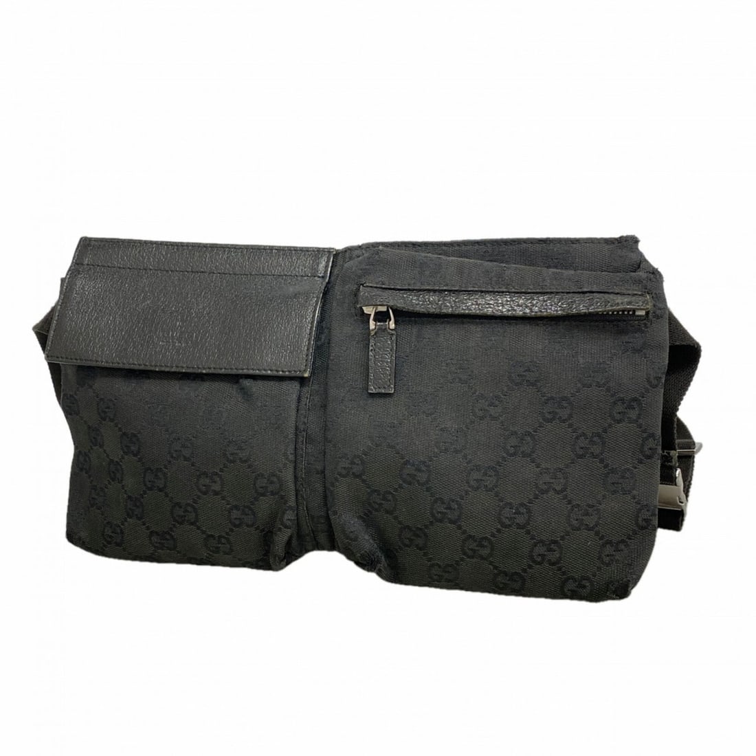 Gucci Bag/Waist Bag GG Canvas 28566 Black Women's: --- Catalog ---Category: SizeSize (HxWxD): 16.5cm x 28cm x 1.5cm / 6.49'' x 11.02'' x 0.59''Category: DesignType: Fanny packColor: BlackGender: WomenMaterial: Canvas Hardware Color: SilverCategory: