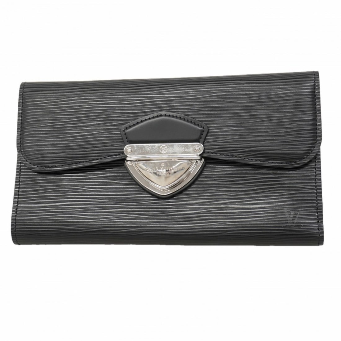 Louis Vuitton Tri-fold Long Wallet, Epi Leather, Portefeuille Eugenie, M63882, Noir (Women's): --- Catalog ---Category: SizeSize (HxWxD): 10.5cm x 19cm x 1.5cm / 4.13'' x 7.48'' x 0.59''Category: DesignType: Long wallet (tri-fold)Color: NoirGender: WomenCategory: GeneralMPN: M63882Brand: Louis