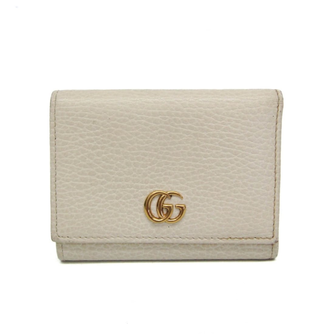 Gucci GG Marmont 474746 Women's Leather Wallet (tri-fold) Off-white (1 of 17)