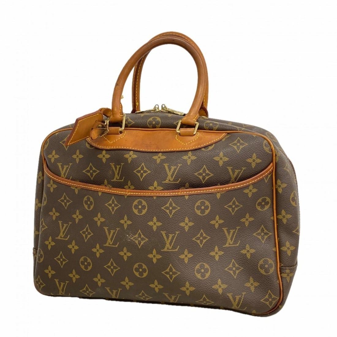 Louis Vuitton Monogram Deauville Handbag M47270 Brown Women's: --- Catalog ---Category: SizeSize (HxWxD): 26cm x 34cm x 13.5cm / 10.23'' x 13.38'' x 5.31''Category: DesignType: HandbagColor: BrownGender: WomenCategory: GeneralMPN: M47270Brand: Louis Vuitton--- It