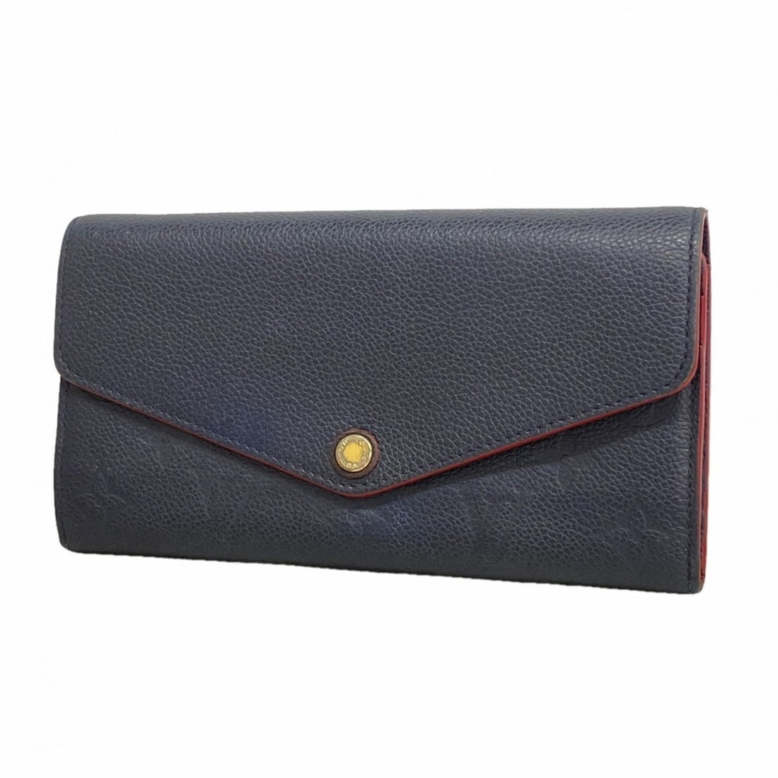 Louis Vuitton Monogram Empreinte Portefeuille Sarah Long Wallet M62125 Marine Rouge (Women's): --- Catalog ---Category: SizeSize (HxWxD): 10cm x 19cm x 2.5cm / 3.93'' x 7.48'' x 0.98''Category: DesignType: Long wallet (bi-fold)Color: Marine rougeGender: WomenCategory: GeneralMPN: M62125Brand: L