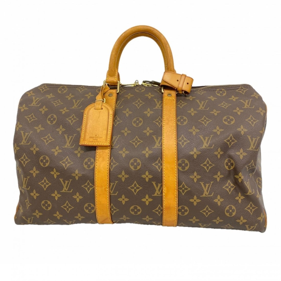 Louis Vuitton Bags - Boston Monogram Keepall 45 M41428 Brown Men's & Women's: --- Catalog ---Category: SizeSize (HxWxD): 27cm x 46cm x 20cm / 10.62'' x 18.11'' x 7.87''Category: DesignType: Boston bagColor: BrownGender: Men,WomenCategory: GeneralMPN: M41428Brand: Louis Vuitton-