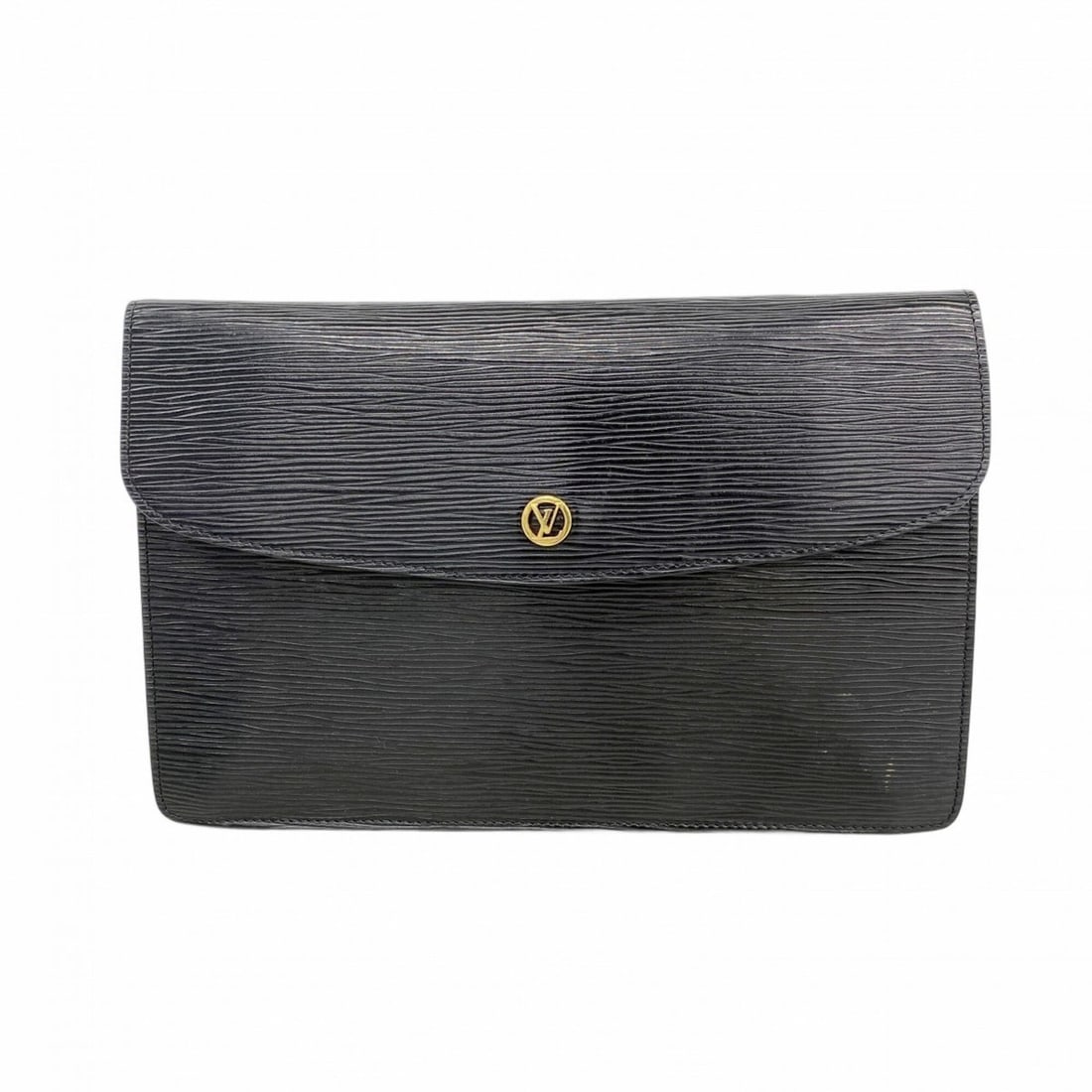 Louis Vuitton Epi Montaigne 27 Clutch Bag M52652 Noir (Men's/Women's): --- Catalog ---Category: SizeSize (HxWxD): 18cm x 27cm x 3.5cm / 7.08'' x 10.62'' x 1.37''Category: DesignType: Clutch bagColor: NoirGender: Men,WomenCategory: GeneralMPN: M52652Brand: Louis Vuitton--