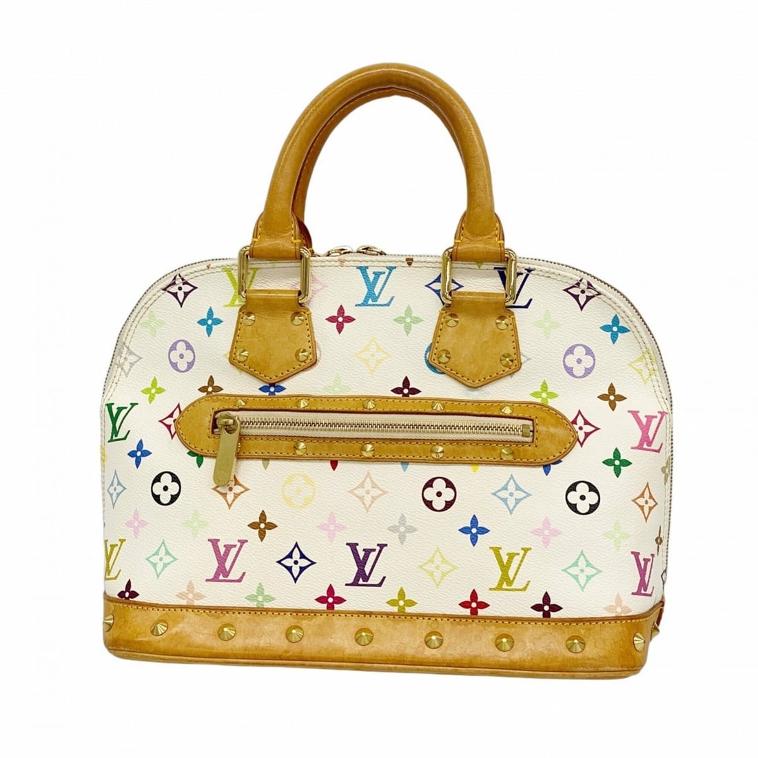Louis Vuitton Alma Monogram Multicolor Handbag M92647 Blanc (Women's): --- Catalog ---Category: SizeSize (HxWxD): 24cm x 30.5cm x 16.5cm / 9.44'' x 12'' x 6.49''Category: DesignType: HandbagColor: BlancGender: WomenCategory: GeneralMPN: M92647Brand: Louis Vuitton--- Item