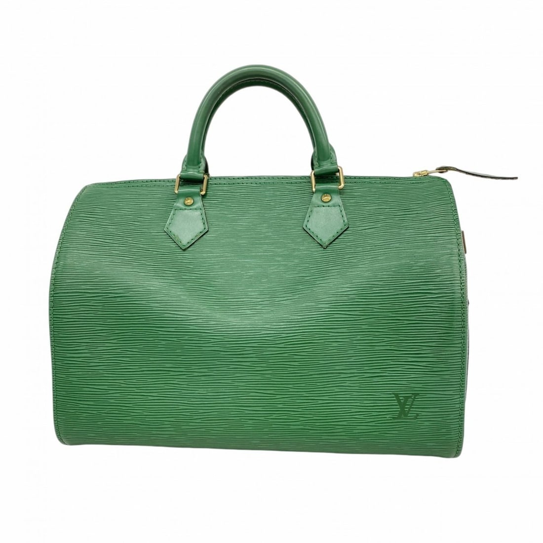 Louis Vuitton Epi Speedy 30 Handbag M43004 Borneo Green Women's: --- Catalog ---Category: SizeSize (HxWxD): 21cm x 32.5cm x 17cm / 8.26'' x 12.79'' x 6.69''Category: DesignType: HandbagColor: Borneo greenGender: WomenCategory: GeneralMPN: M43004Brand: Louis Vuitton