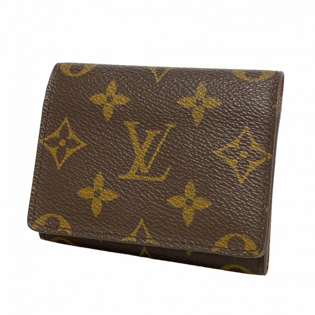Louis Vuitton Monogram Enveloppe Carte de Visite Business Card Holder M62920 Brown (Men's/Women's) (1 of 8)