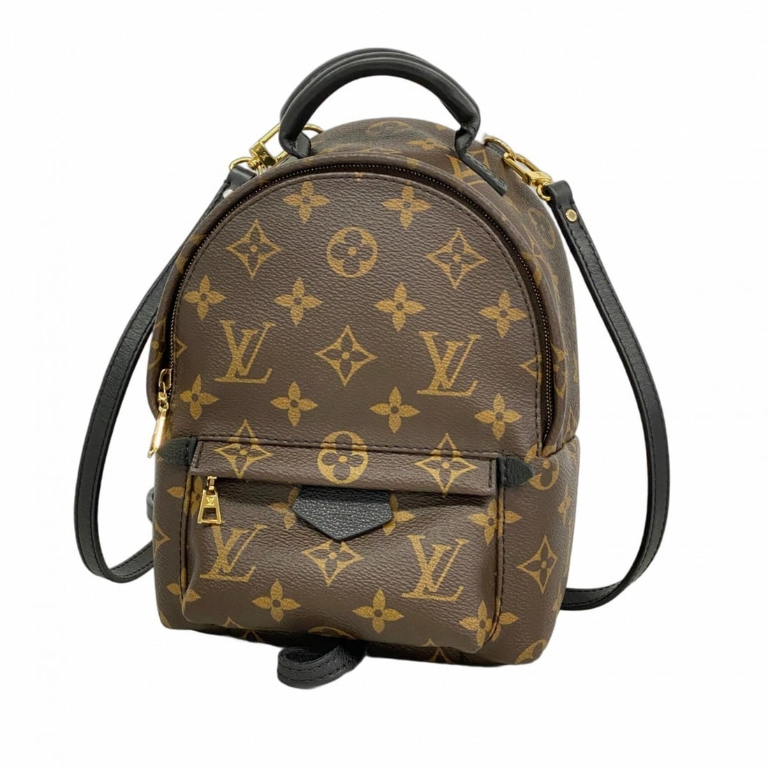 Louis Vuitton Monogram Palm Springs Backpack MINI M44873 Brown Women's (1 of 9)