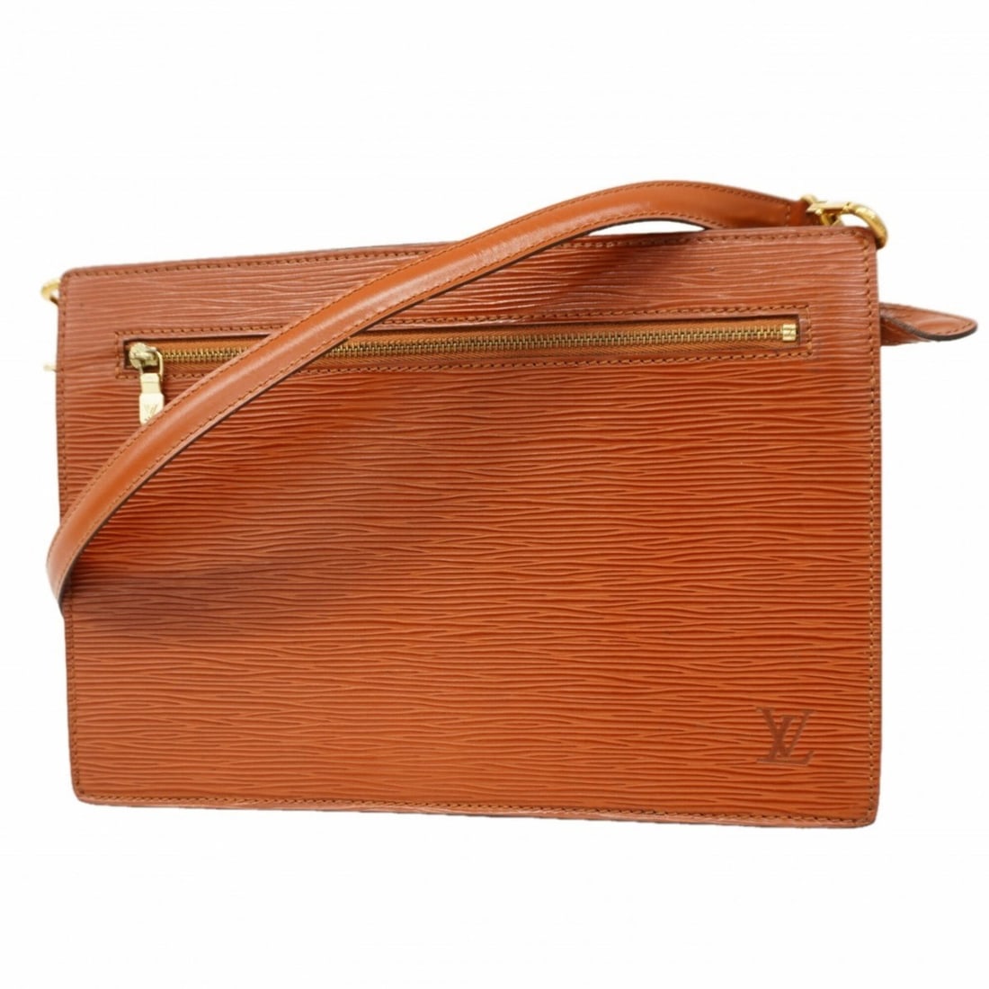 Louis Vuitton Epi Engien Shoulder Bag M52113 Kenya Brown Women's (1 of 9)