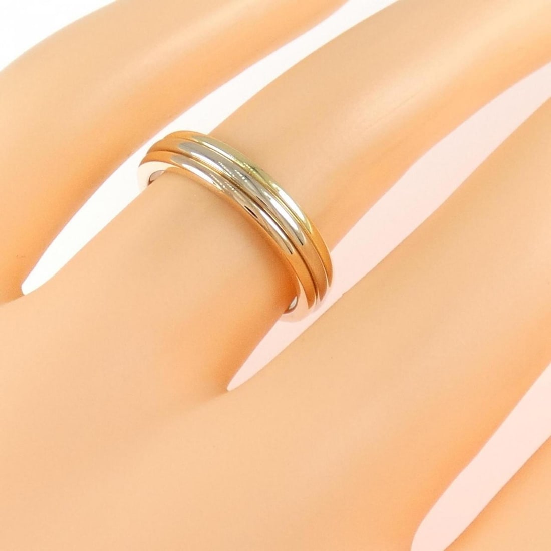 Cartier Three Gold Wedding Ring - 4