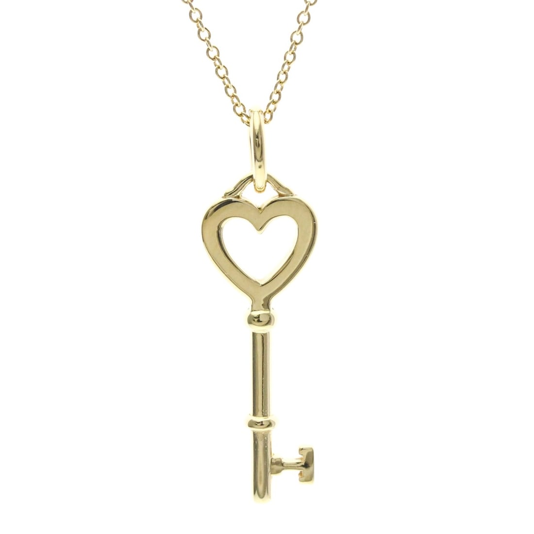 Tiffany Heart Key Necklace Yellow Gold (18K) No Stone Men,Women Fashion Necklace (Gold): --- Catalog ---Category: SizeWeight: 4.2g / 0.14oz.Pendant Size: 27.7mm x 9.5mm / 1.09'' x 0.37''Neck Circumference: 40 cm / 15.74''Category: DesignColor: GoldMetal: GoldStone: No StoneStyle: FashionG