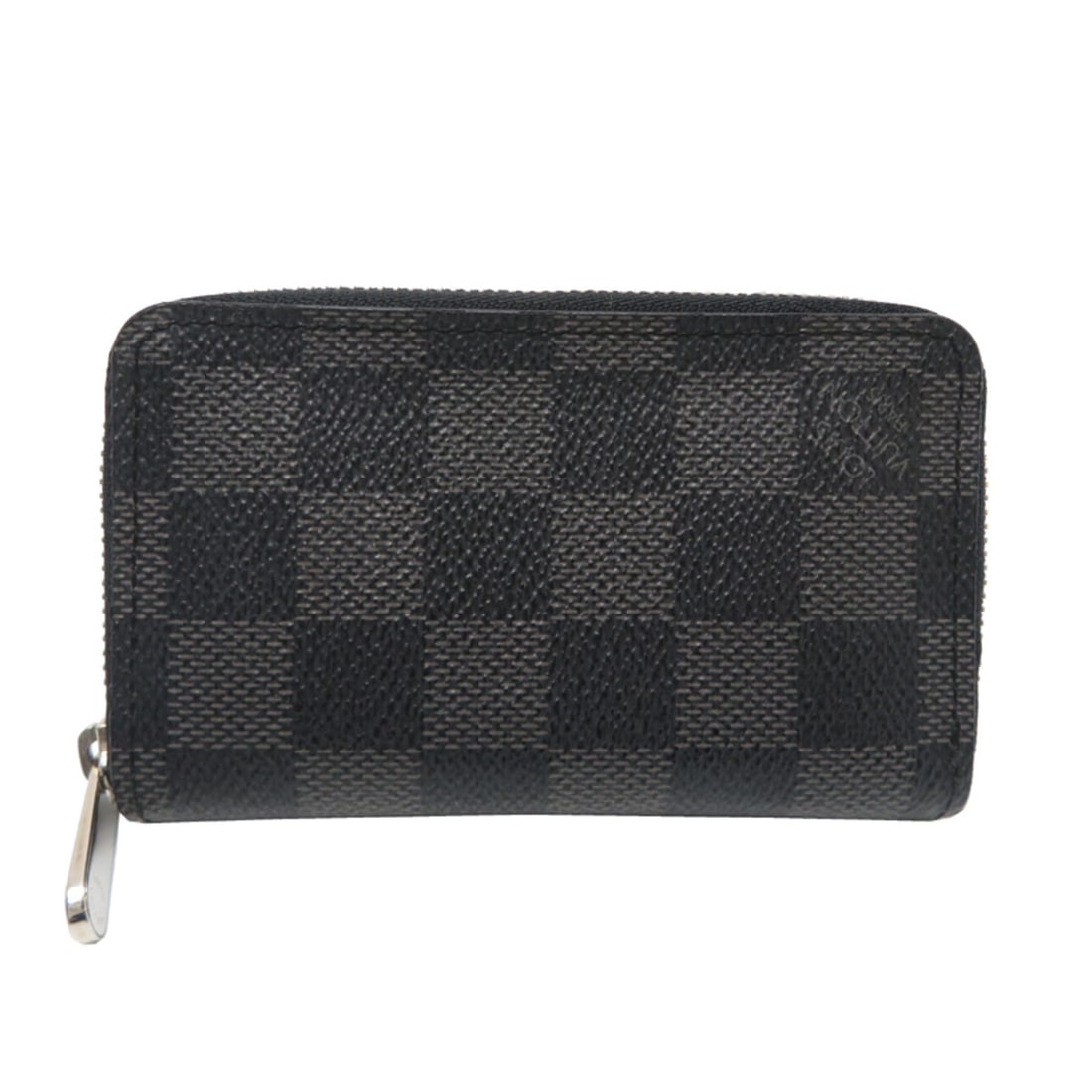 Louis Vuitton Zippy Coin Purse Men's Business Card Holder/Card Case N63076 (Discontinued) Damier: --- Catalog ---Category: DesignType: Card caseColor: BlackGender: MenMaterial: Damier Graphite Category: GeneralMPN: N63076Brand: Louis VuittonCountry of Origin: FranceCategory: Physical PropertiesSiz