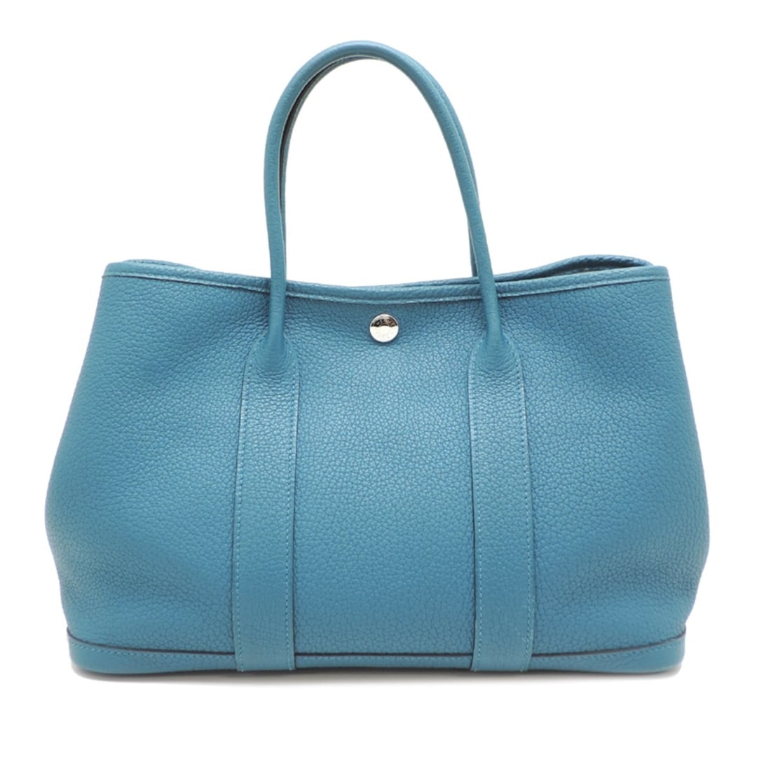 Hermes Garden Party TPM X stamp, 2016 model, women's/men's tote bag, Negonda leather, cobalt (light (1 of 9)