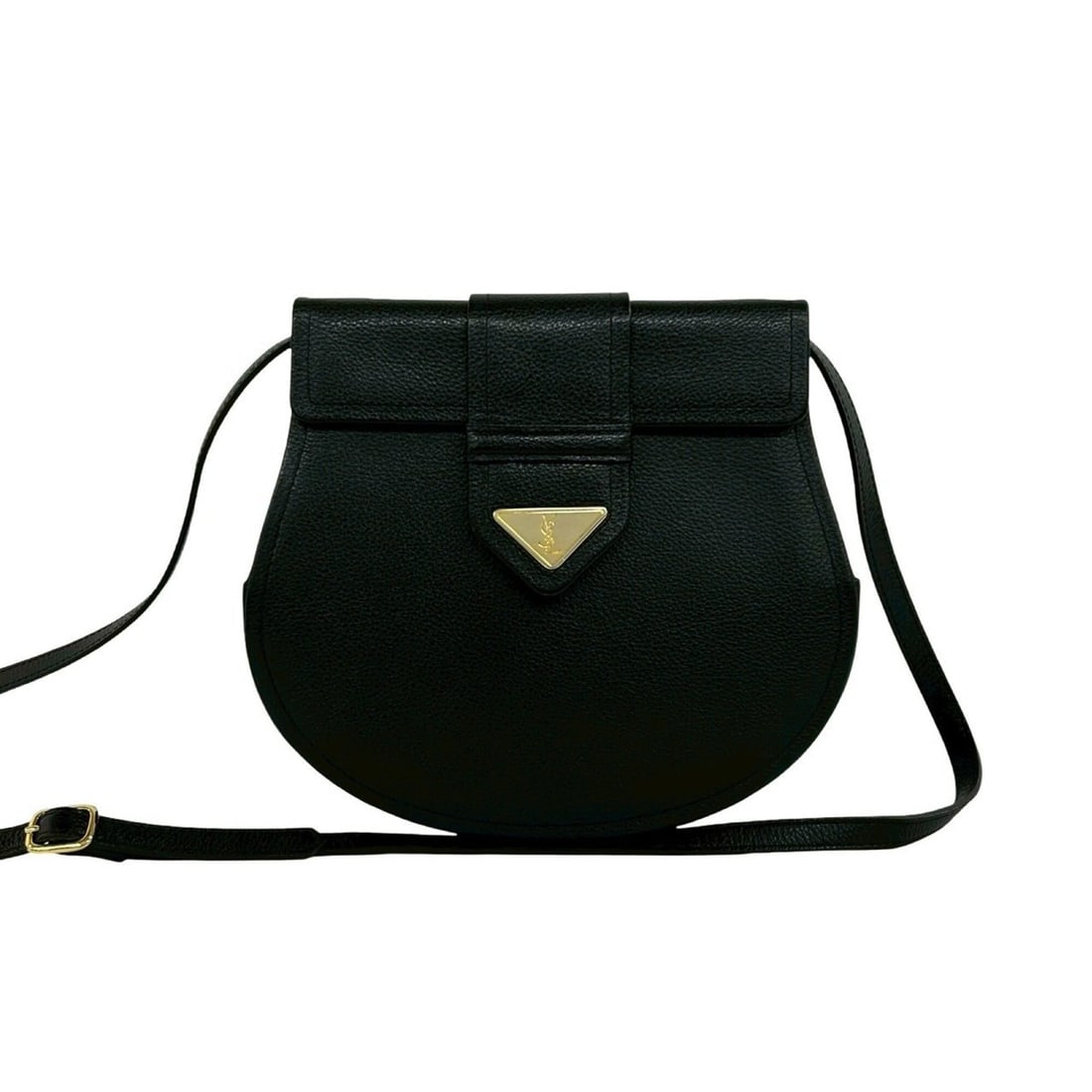 YVES SAINT LAURENT Vintage YSL Logo Hardware Leather Shoulder Bag Pouch Black 30654: --- Catalog ---Category: SizeSize (HxWxD): 19cm x 21.5cm x 5.5cm / 7.48'' x 8.46'' x 2.16''Category: DesignType: Pochette, Shoulder bagColor: BlackGender: WomenMaterial: Leather Category: GeneralBrand