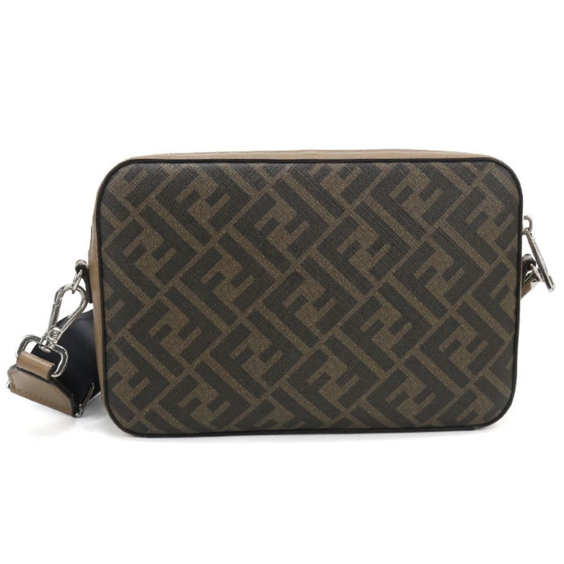 FENDI Shoulder Bag 7M0286 Camera Case Diagonal Men's Brown: --- Catalog ---Category: SizeSize (HxWxD): 15cm x 21cm x 4.5cm / 5.9'' x 8.26'' x 1.77''Category: DesignType: Shoulder bagColor: BrownGender: MenMaterial: Fabric Hardware Color: SilverCategory: Genera