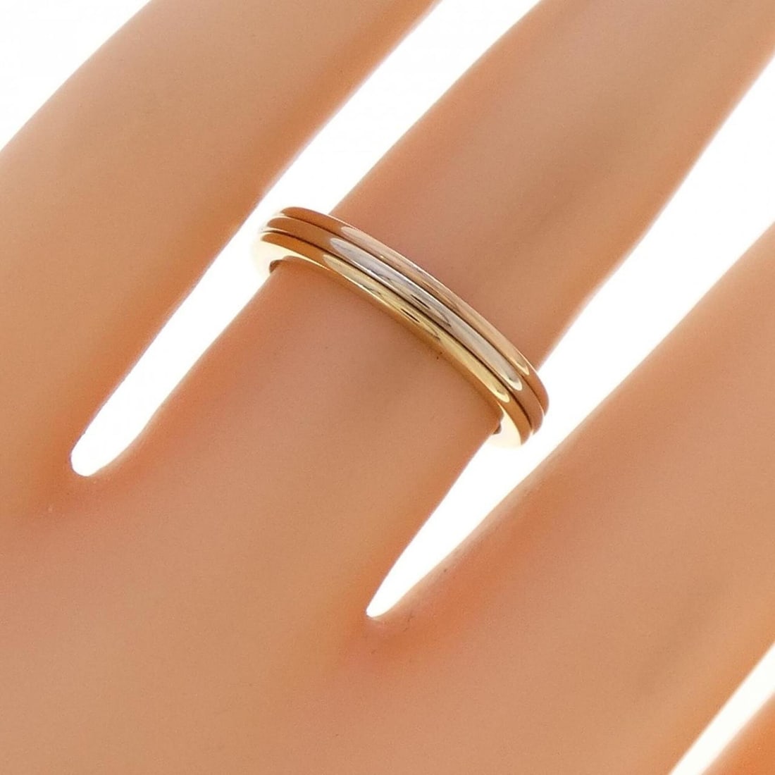 Cartier Three Gold Wedding Ring - 4