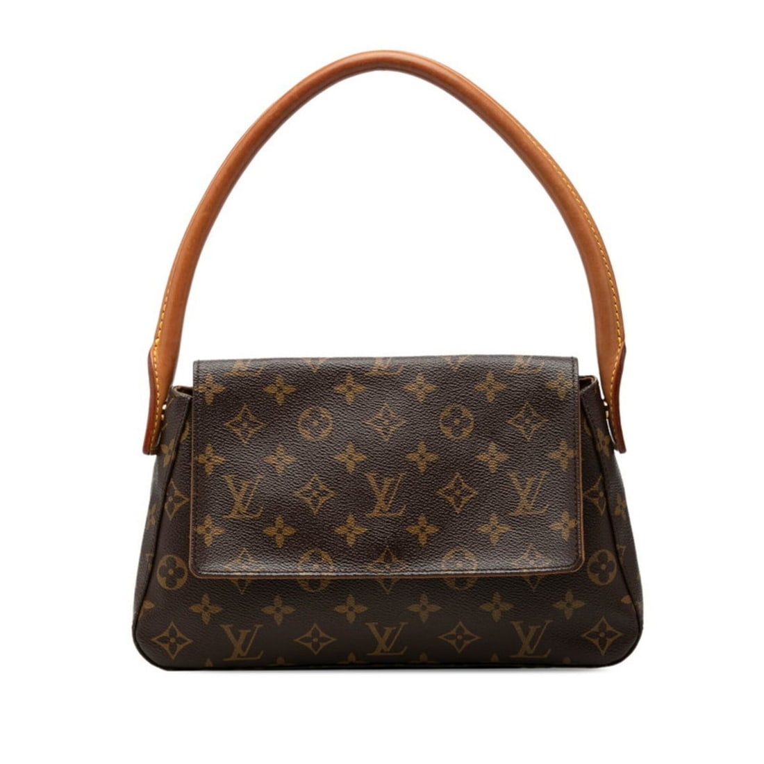 Louis Vuitton Monogram Mini Looping One-Shoulder Bag Handbag M51147 Brown Leather Women's LOUIS: --- Catalog ---Category: SizeSize (HxWxD): 17cm x 28cm x 8.5cm / 6.69'' x 11.02'' x 3.34''Category: DesignType: Handbag, Shoulder bagColor: BrownGender: WomenMaterial: PVC , Leather Category: