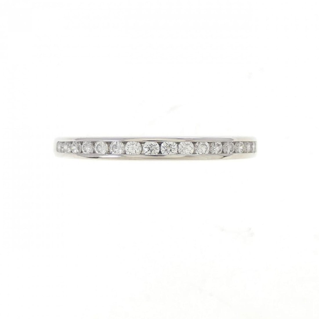 Tiffany Half Circle Channel Setting Ring - 2