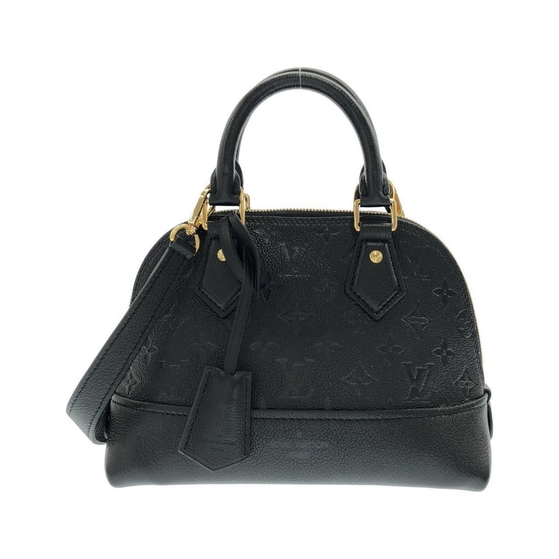 Louis Vuitton Monogram Empreinte Neo Alma BB M44829 Handbag: --- Catalog ---Category: SizeSize (HxWxD): 18cm x 23cm x 11cm / 7.08'' x 9.05'' x 4.33''Category: DesignType: HandbagColor: BlackGender: MenMaterial: Leather Hardware Color: GoldLeather/Fur Type: