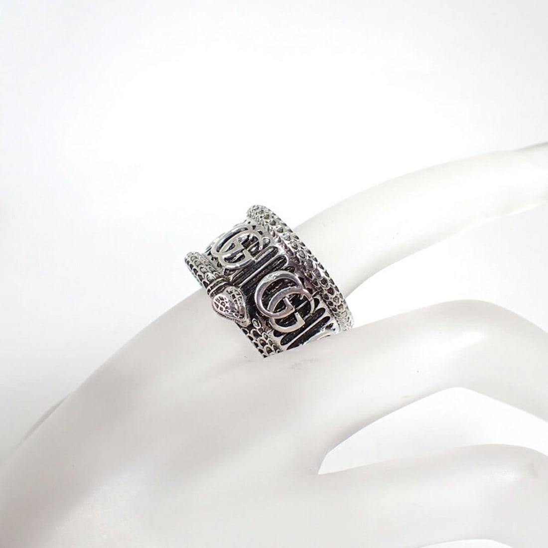 GUCCI 925 Snake Ring, Size 16 - 7