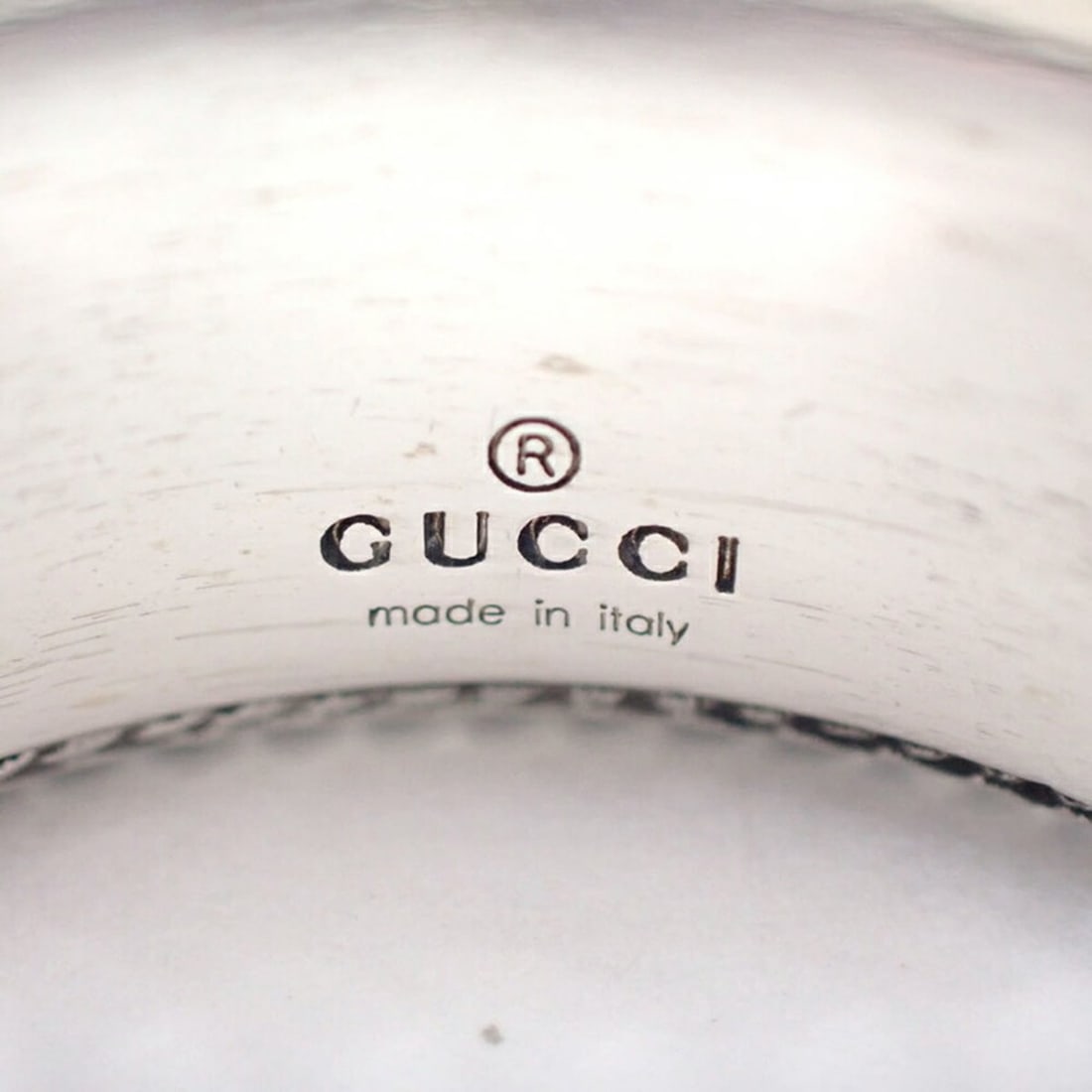 GUCCI 925 Snake Ring, Size 16 - 8