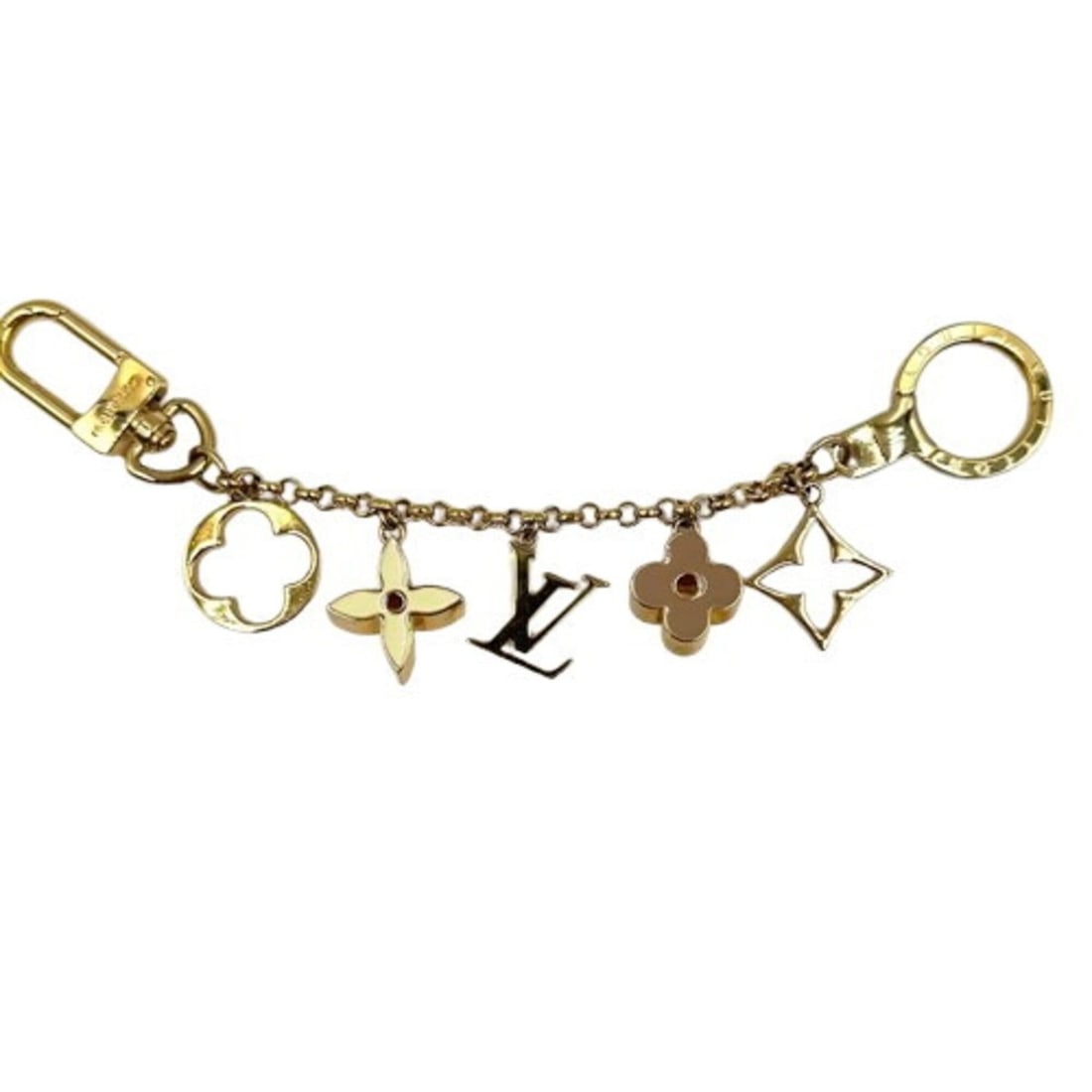 Louis Vuitton M65111 Chain Fleur de Monogram Key Charm Bag: --- Catalog ---Category: DesignType: Handbag charmColor: GoldGender: WomenMaterial: MetalCategory: GeneralLine: MonogramBrand: Louis Vuitton--- Item List ---Section: ConditionRanking: Rank B Used - Tr
