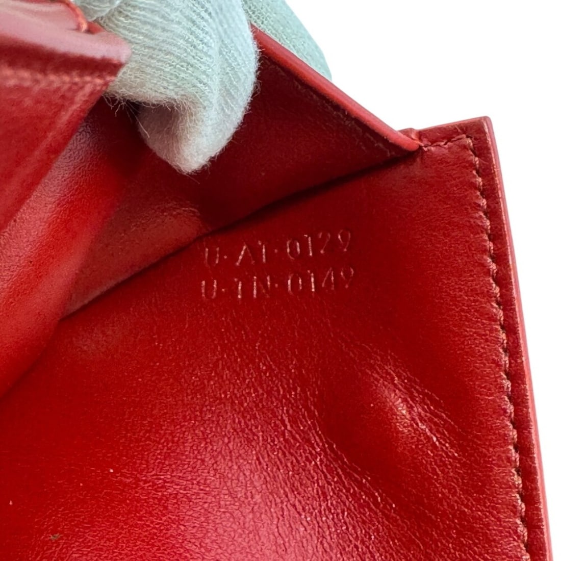 CELINE Tri-fold Wallet, Red - 13