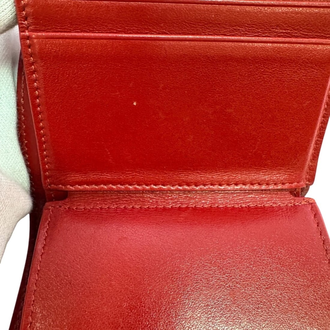 CELINE Tri-fold Wallet, Red - 9