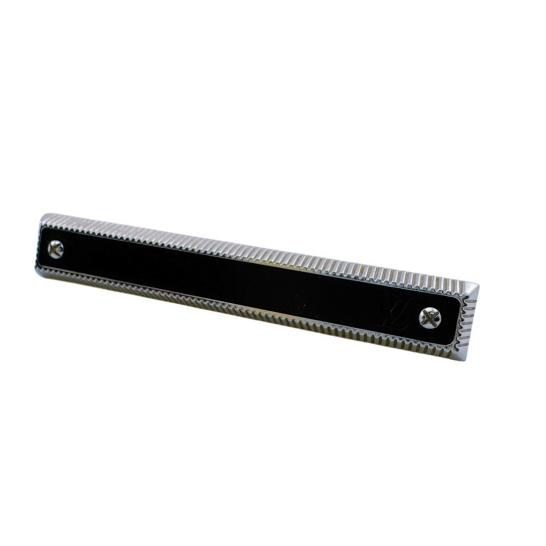 LOUIS VUITTON Tie Clip Bar Pin Black (1 of 6)