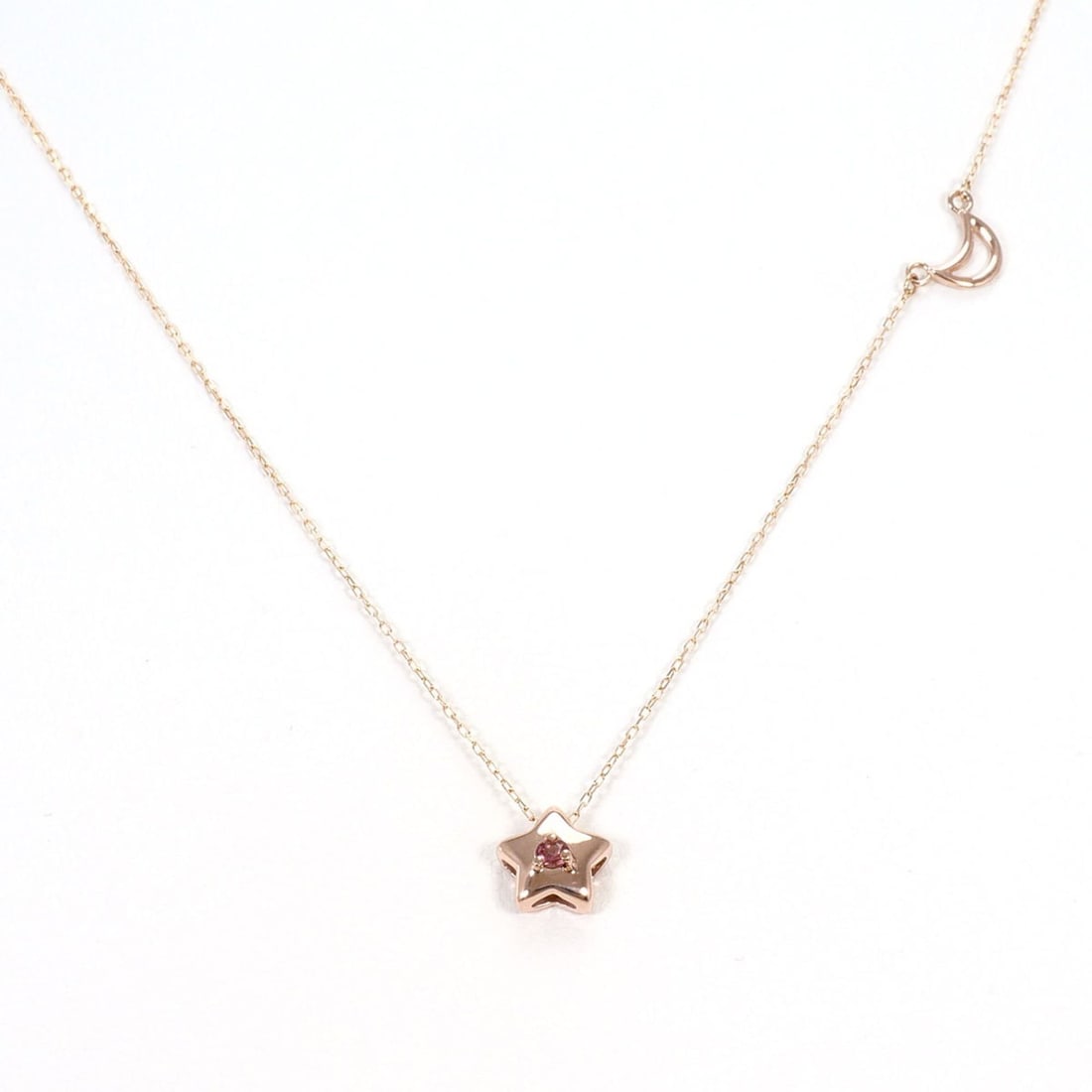 K10 10K YG Yellow Gold Necklace with Pink Tourmaline, Total Weight 1.0g, 40cm, Like New Condition: --- Catalog ---Category: SizeWeight: 1g / 0.03oz.Pendant Size: 7mm x 7mm / 0.27'' x 0.27''Neck Circumference: 40 cm / 15.74''Category: DesignColor: Pink, Yellow goldMetal: GoldStone: TourmalineGender: