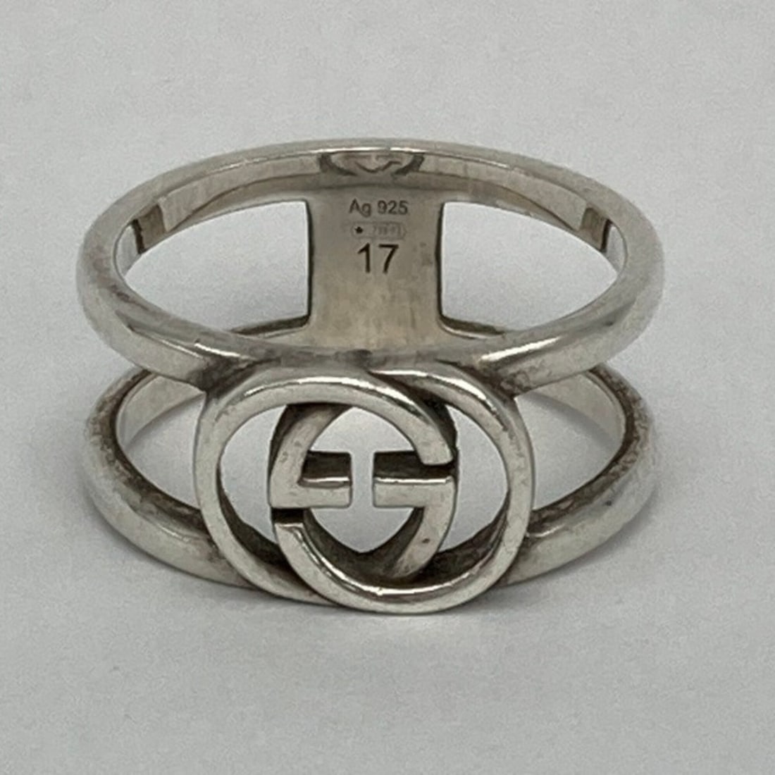 GUCCI Interlocking G Ring, SV925, D4 - 2