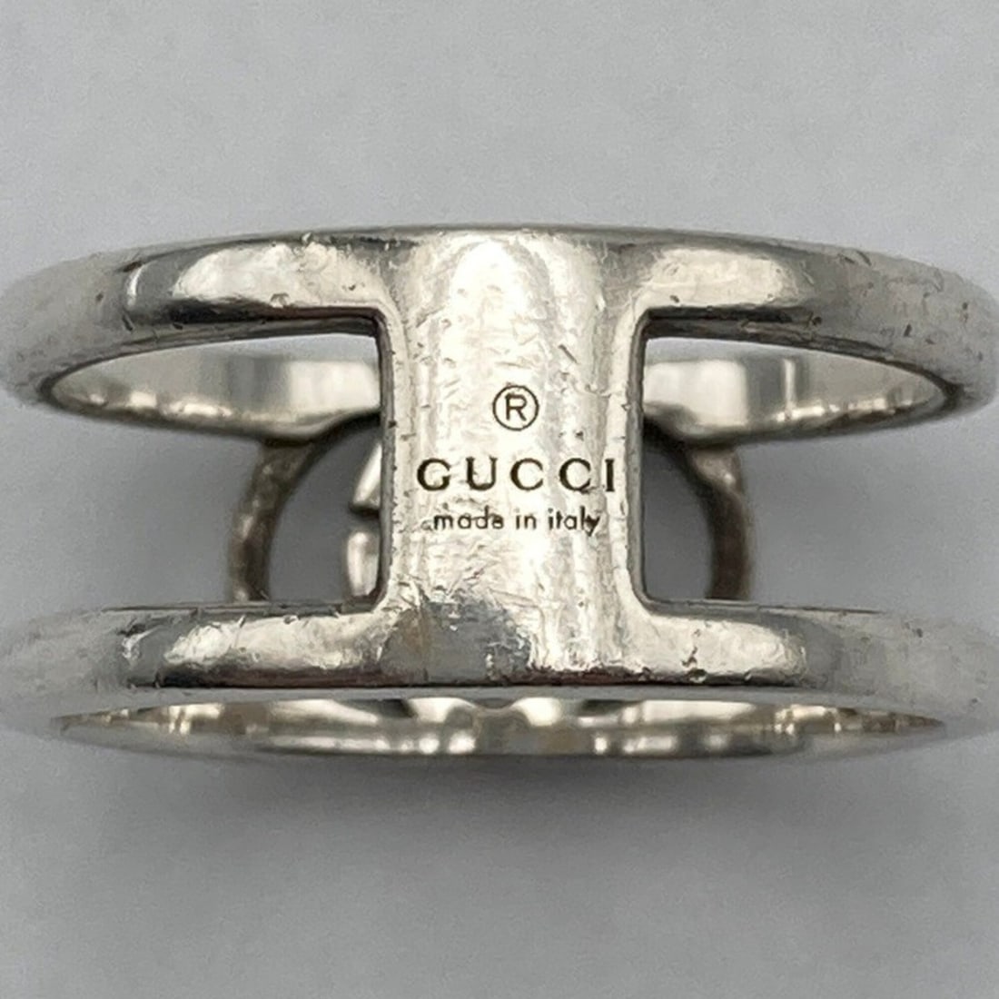 GUCCI Interlocking G Ring, SV925, D4 - 5