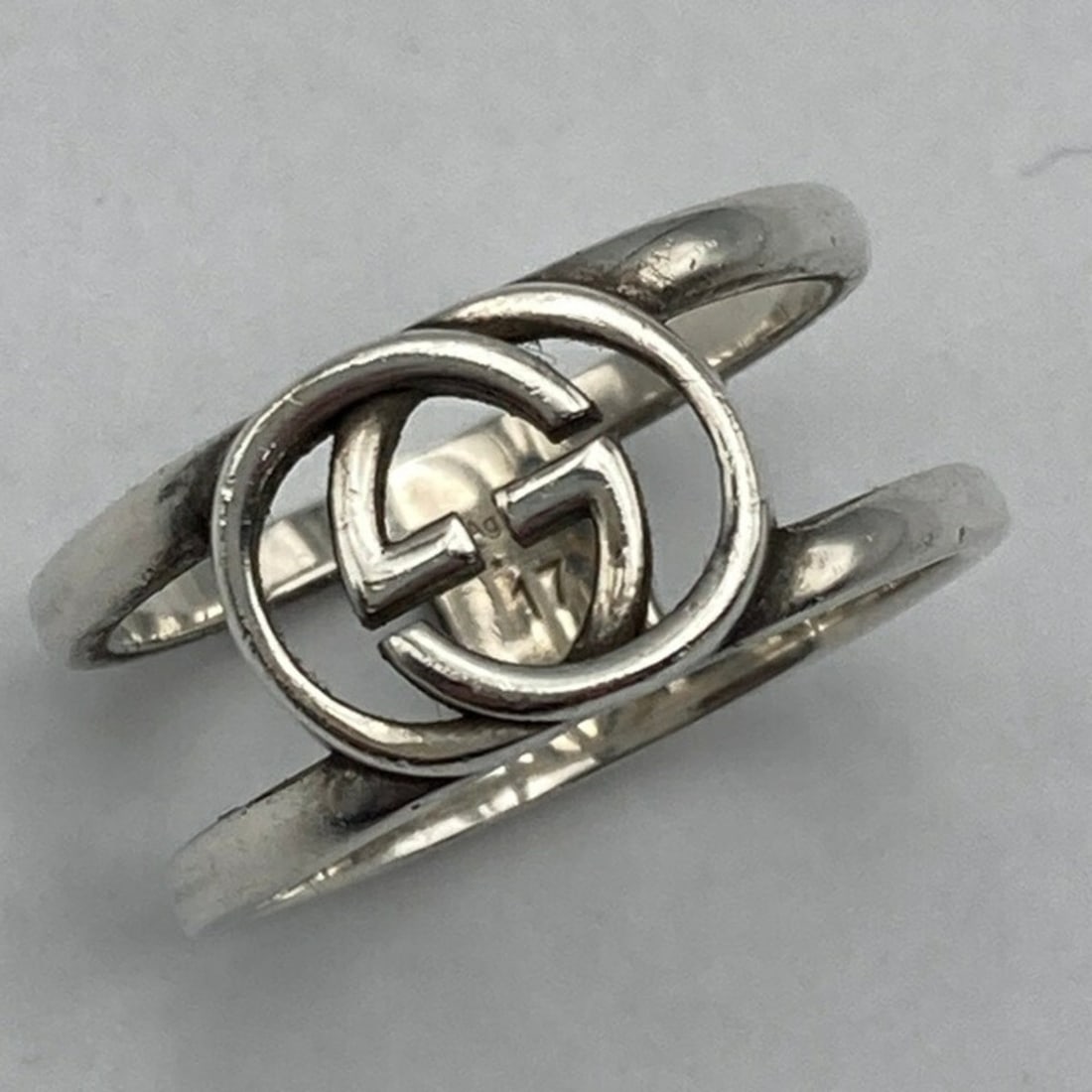 GUCCI Interlocking G Ring, SV925, D4 - 7