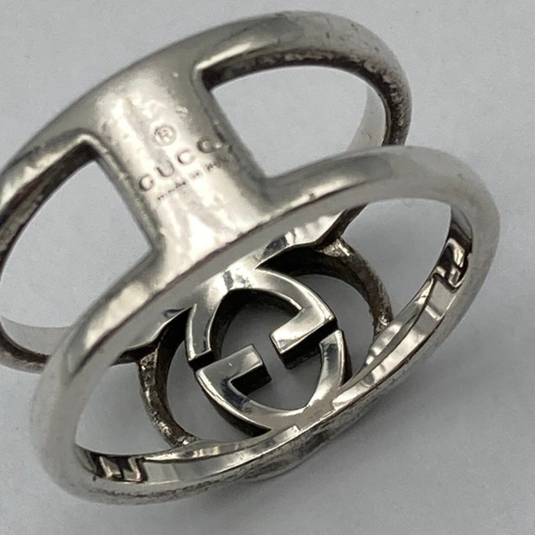 GUCCI Interlocking G Ring, SV925, D4 - 9