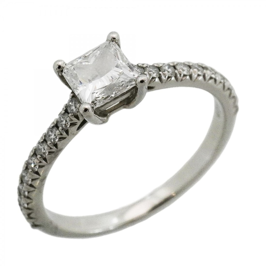 Tiffany & Co. Novo Square Cut Ring, Pt950 Platinum, 0.50ct Diamond, Size 9 (Women's), P2984554: --- Catalog ---Category: SizeJP Size: 9US Size: 5Category: DesignType: Band ringStone: DiamondGender: WomenMaterial: Platinum 950Category: GeneralBrand: Tiffany--- Item List ---Section: