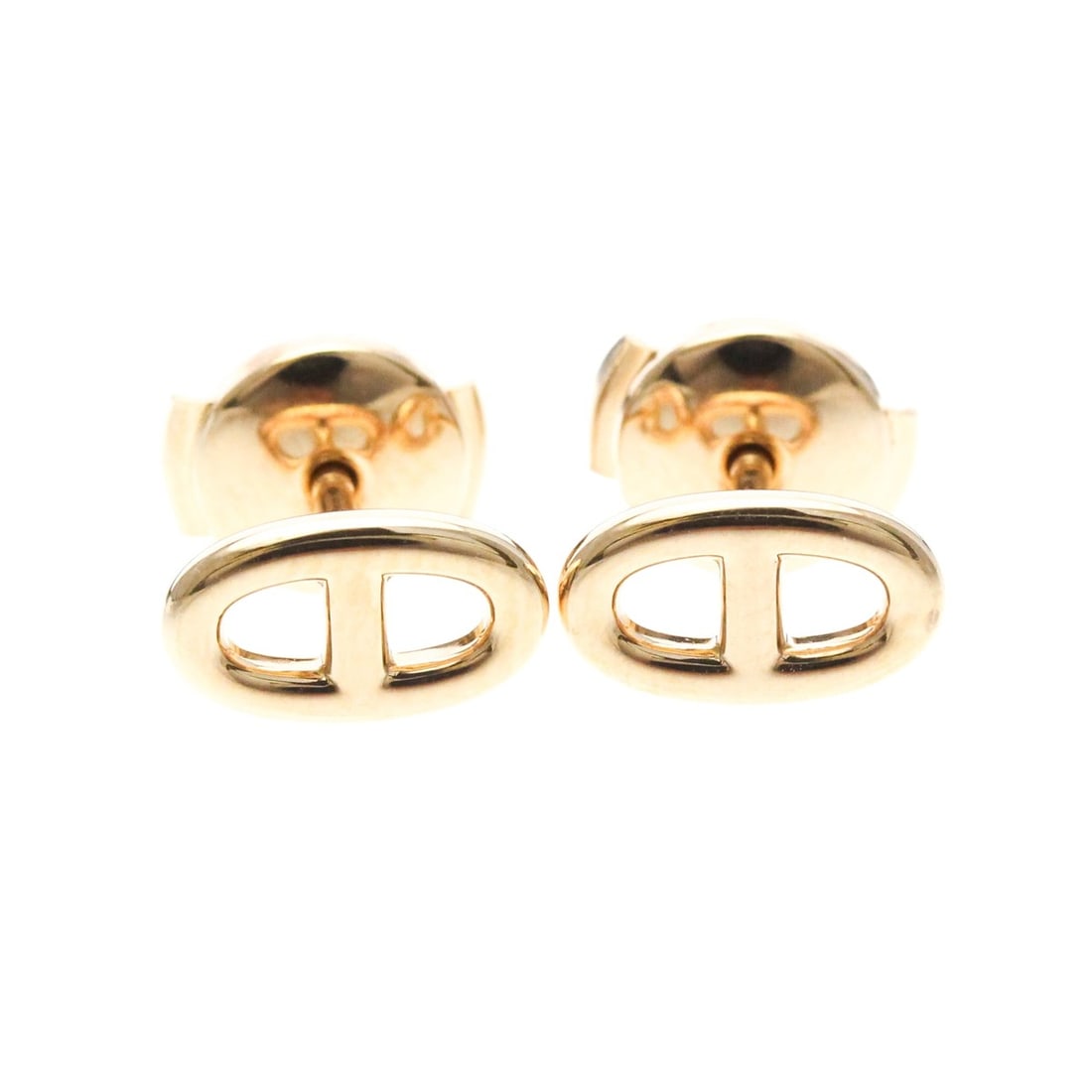 Hermes Chaine D'ancre Earrings No Stone Pink Gold (18K) Stud Earrings Pink Gold: --- Catalog ---Category: SizeWeight: 3.2g / 0.11oz.Size (HxWxD): 9.50mm x 5.70mm / 0.37'' x 0.22''Category: DesignType: Stud earringsColor: Pink goldMetal: GoldStone: No StoneStyle: FashionGender: Men