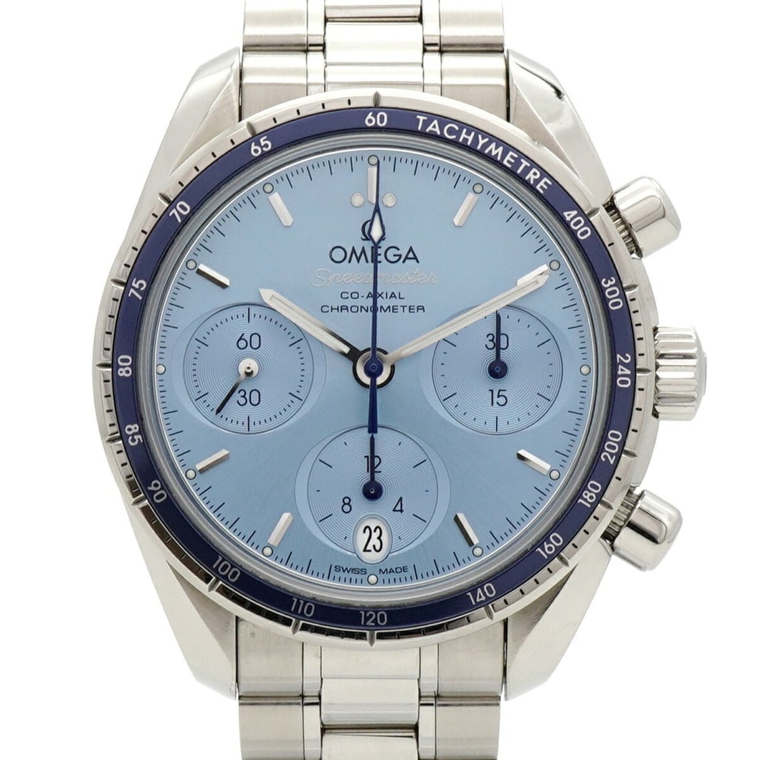 Omega Speedmaster 324.30.38.50.03.001 Blue Dial Men's Watch: --- Catalog ---Category: SizeWrist Size: 17.5cm / 6.88''Case Diameter: 38mm / 1.5''Category: DesignType: WristwatchGender: MenColor (Dial): BlueMaterial (Band): Stainless steelCategory: GeneralMPN: 32
