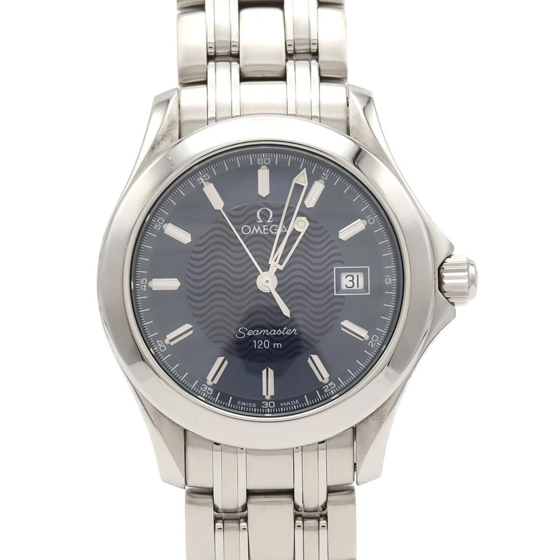 Omega Seamaster 120 2511.81 Stainless Steel Quartz Watch: --- Catalog ---Category: SizeWrist Size: 19cm / 7.48''Case Diameter: 36mm / 1.42''Category: DesignType: WristwatchGender: MenColor (Dial): BlueMaterial (Band): Stainless steelMaterial (Case): Stainles