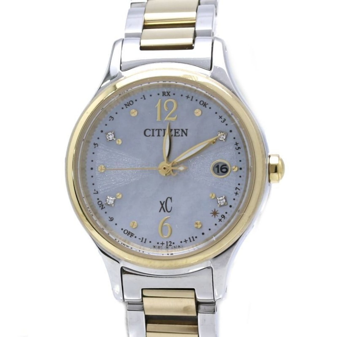 CITIZEN XC Cross Sea Hikari Collection Sakura ES9494-51D4P Diamond Limited Edition Women's Titanium: --- Catalog ---Category: SizeWrist Size: 18cm / 7.08''Case Diameter: 27mm / 1.06''Category: DesignType: WristwatchGender: WomenMaterial (Band): TitaniumMaterial (Case): TitaniumCategory: GeneralMPN: E