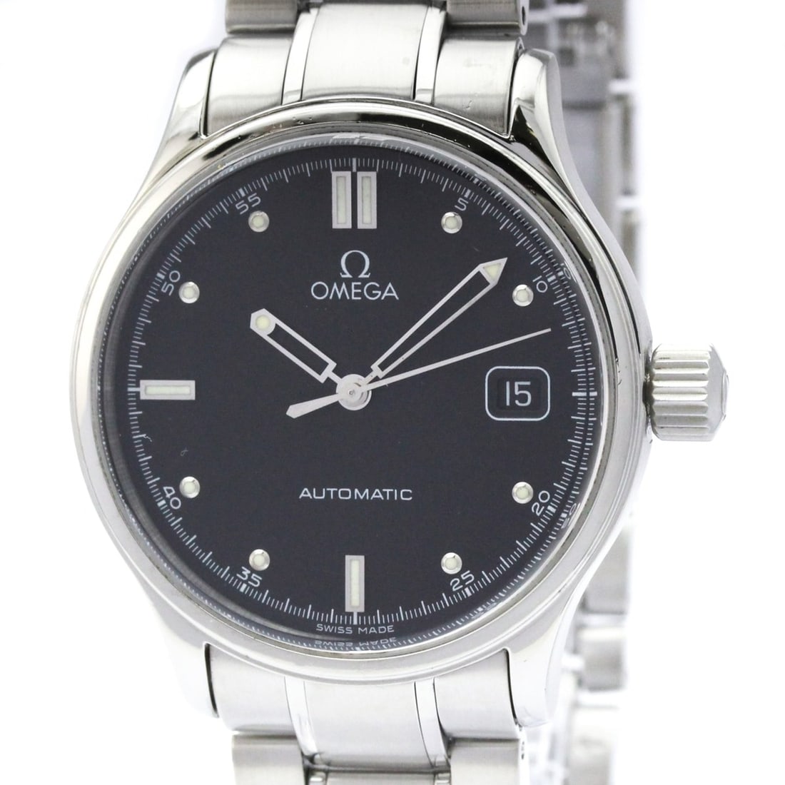 OMEGA Classic Stainless Steel Automatic Mens Watch 5203.50 Polished: --- Catalog ---Category: SizeCase Diameter: 36mm / 1.42''Category: DesignType: WristwatchStyle: SportGender: MenColor (Dial): BlackMaterial (Band): Stainless steelMaterial (Case): Stainless steelCateg