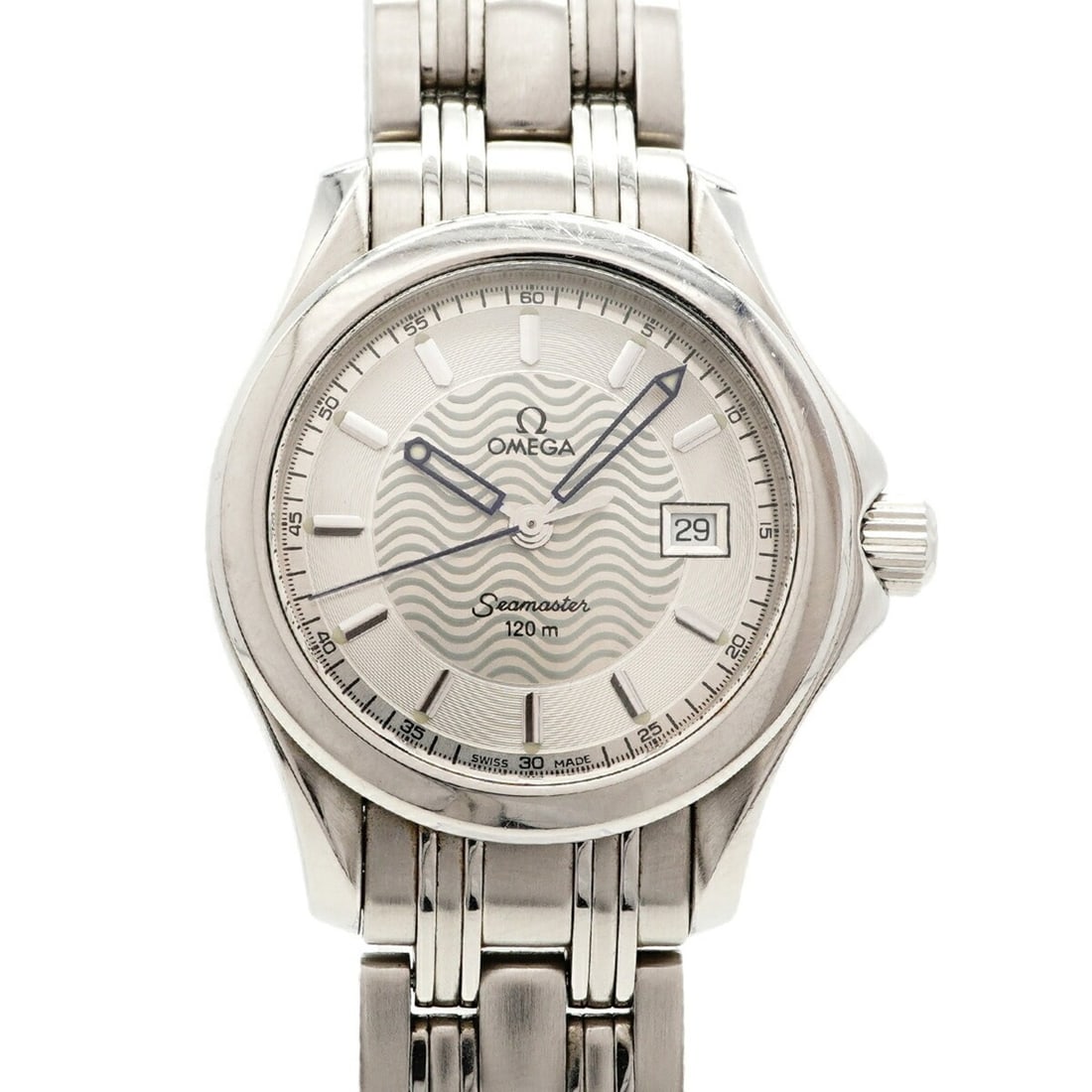 Omega Seamaster 2571.31 Silver Dial Women's Watch: --- Catalog ---Category: SizeWrist Size: 14cm / 5.51''Case Diameter: 28.1mm / 1.11''Category: DesignType: WristwatchGender: WomenColor (Dial): SilverMaterial (Band): Stainless steelCategory: GeneralMP