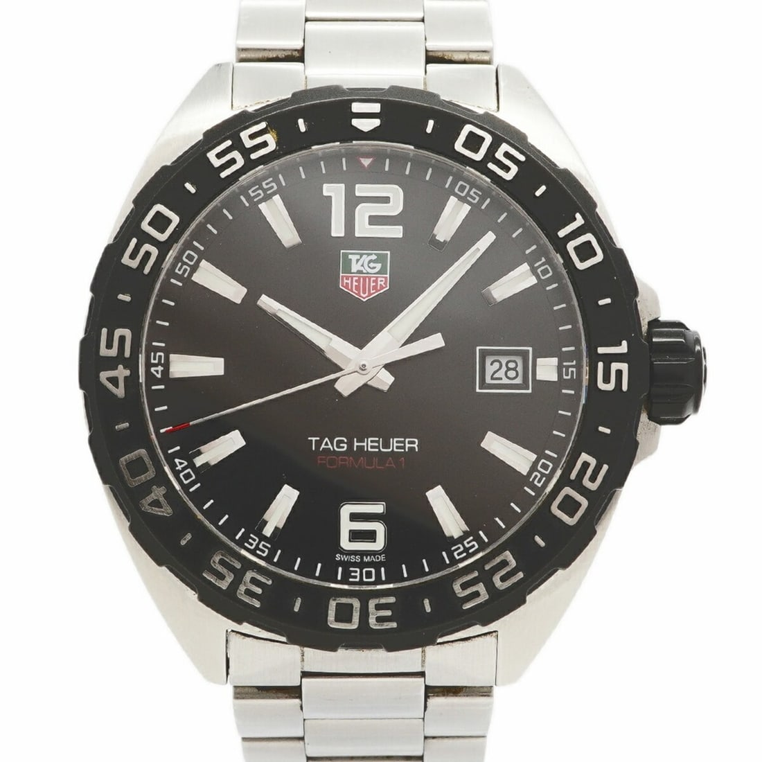 TAG Heuer Formula 1 WAZ1110 Black Dial Men's Watch: --- Catalog ---Category: SizeWrist Size: 16cm / 6.29''Case Diameter: 41mm / 1.61''Category: DesignType: WristwatchGender: MenColor (Dial): BlackMaterial (Band): Stainless steelCategory: GeneralMPN: WA