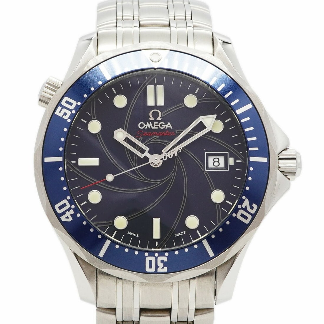 Omega Seamaster 007 James Bond 2226.80 Blue Dial Men's Watch: --- Catalog ---Category: SizeWrist Size: 16cm / 6.29''Case Diameter: 41.1mm / 1.62''Category: DesignType: WristwatchGender: MenColor (Dial): BlueMaterial (Band): Stainless steelCategory: GeneralMPN: 2