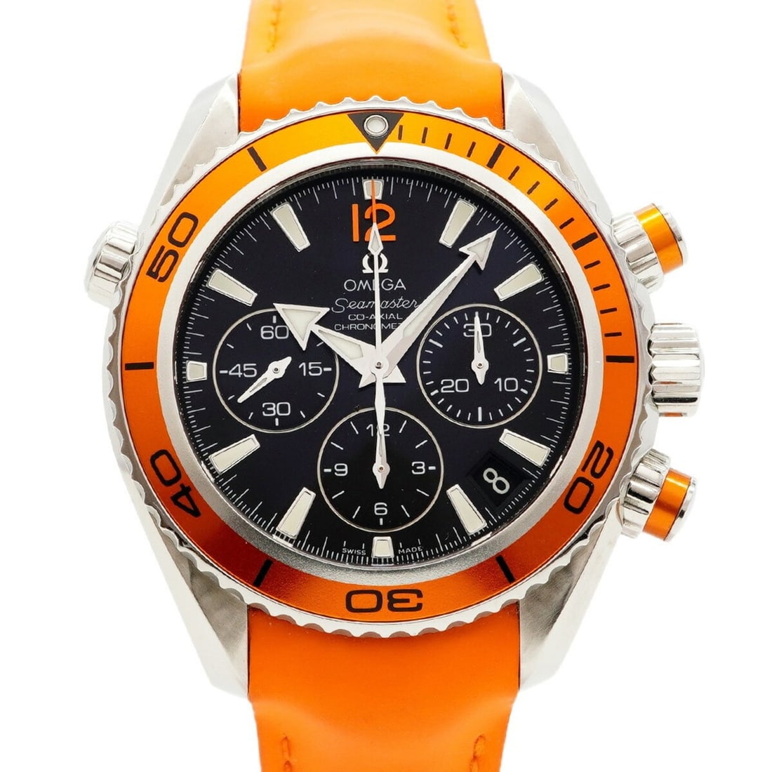 Omega Seamaster Planet Ocean 222.32.38.50.01.003 Black Dial Watch (Boys' Size): --- Catalog ---Category: SizeWrist Size: 17cm / 6.69''Case Diameter: 37.5mm / 1.48''Category: DesignType: WristwatchGender: BoysColor (Dial): BlackMaterial (Band): RubberCategory: GeneralMPN: 222.32.3