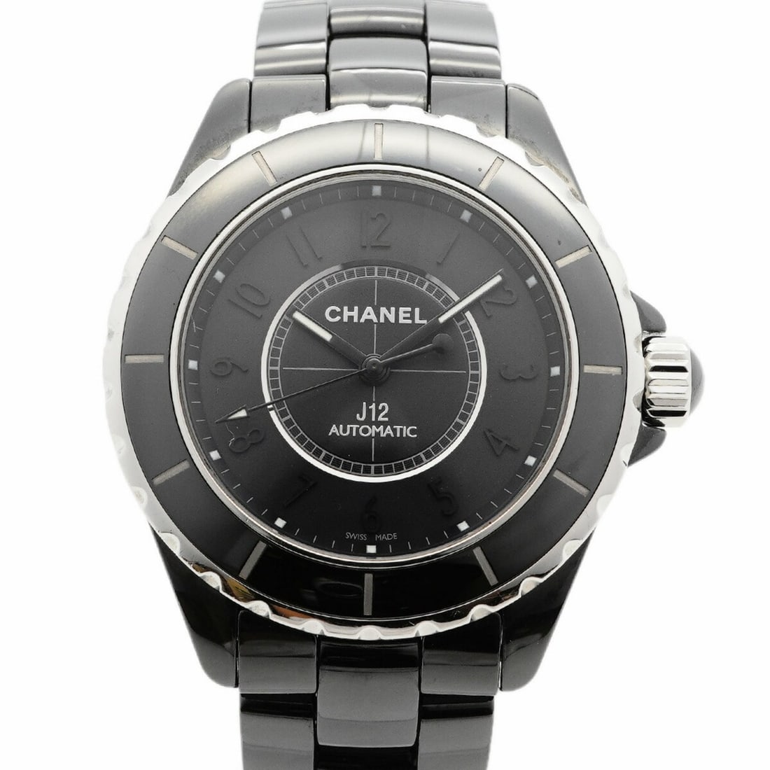 Chanel J12 Intense Black H3829 Dial Men's Watch: --- Catalog ---Category: SizeWrist Size: 15cm / 5.9''Case Diameter: 39mm / 1.54''Category: DesignType: WristwatchGender: MenColor (Dial): BlackMaterial (Band): CeramicCategory: GeneralMPN: H3829Brand: