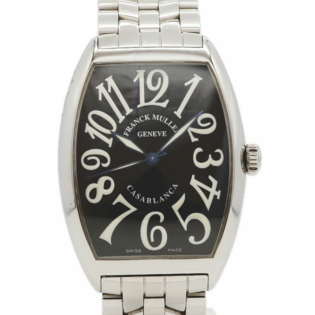 Franck Muller Casablanca 6850 Black Dial Men's Watch: --- Catalog ---Category: SizeWrist Size: 17cm / 6.69''Case Diameter: 34.2mm / 1.35''Category: DesignType: WristwatchGender: MenColor (Dial): BlackMaterial (Band): Stainless steelCategory: GeneralMPN: 
