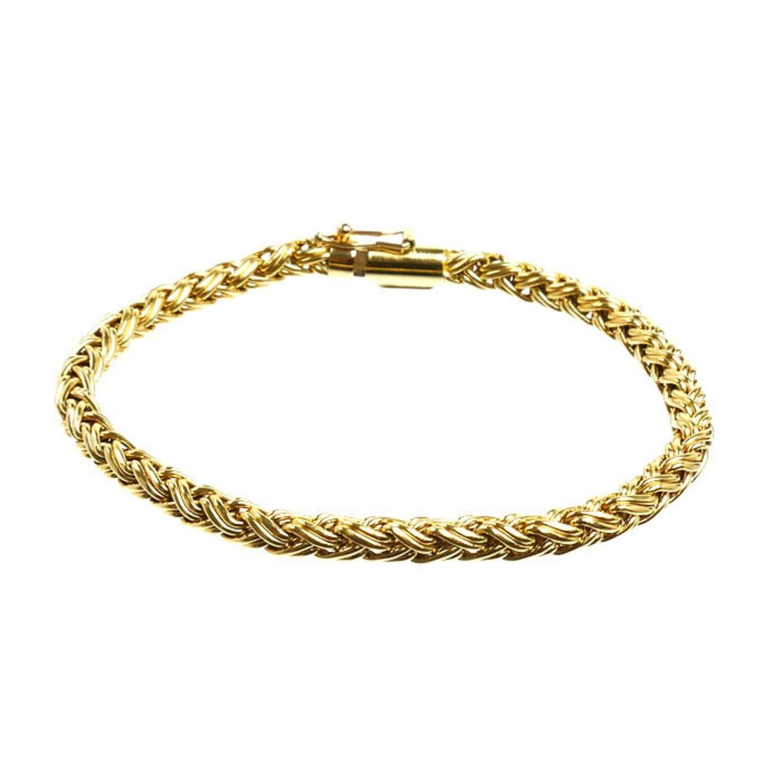 TIFFANY&Co. Tiffany 18K Yellow Gold Vintage Bracelet, 13.3g, 18.5cm, Women's: --- Catalog ---Category: SizeLength: 17cm / 6.69''Category: DesignType: Charm braceletGender: WomenMaterial: Yellow gold (18K)Category: GeneralBrand: TiffanyCountry of Origin: USA--- Item List ---Sect