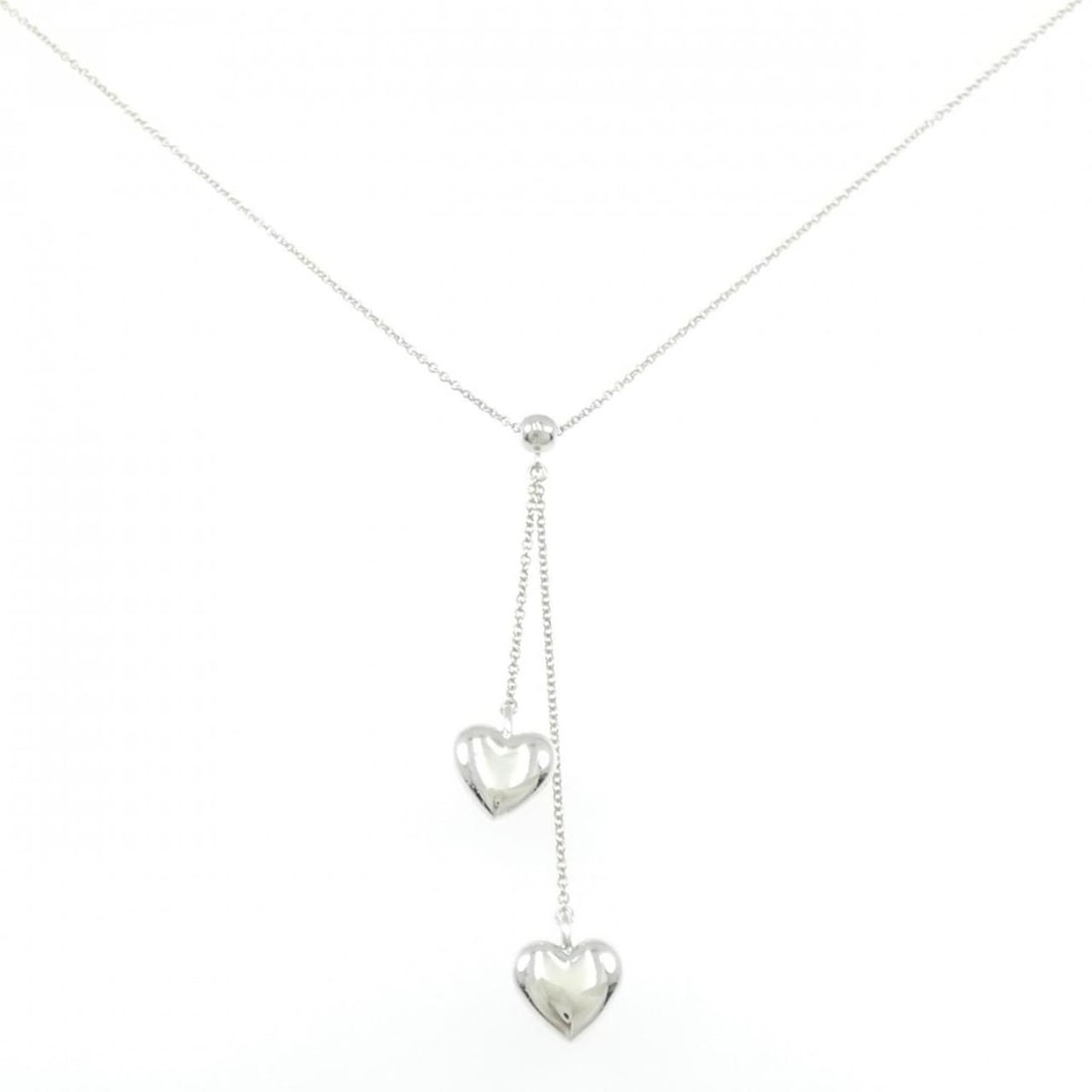 Tiffany & Co. 925 Heart Necklace: --- Catalog ---Category: SizePendant Size: 61.6mm x 9.8mm / 2.42'' x 0.38''Neck Circumference: 40 cm / 15.74''Category: DesignGender: WomenMaterial: Silver 925Pendant Type: PendantNecklace Type: